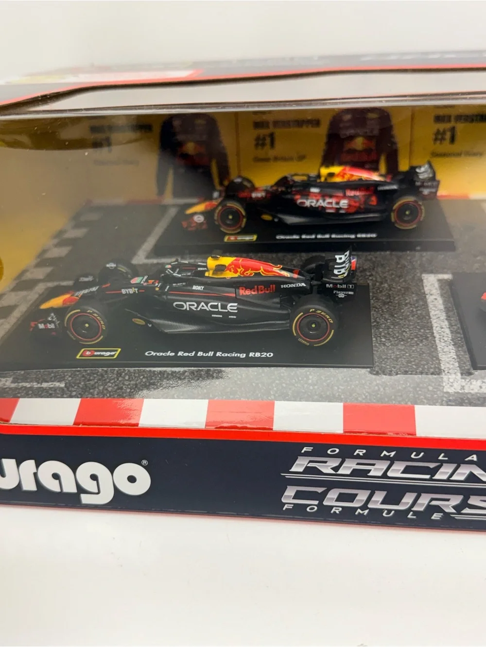 Oracle Red Bull RB20 Die-Cast Toy Car - Black & Red